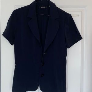 Navy Blue Blouse